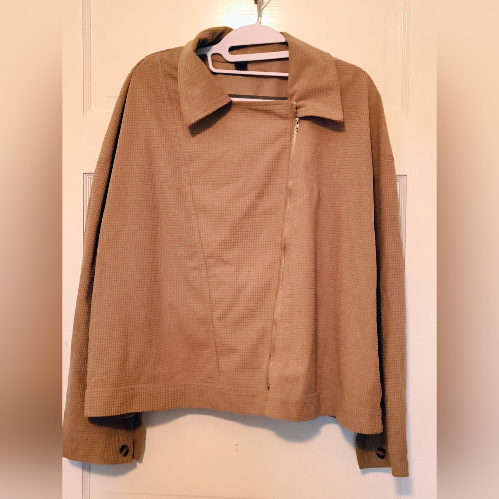 SHEIN Tan Corduroy Jacket